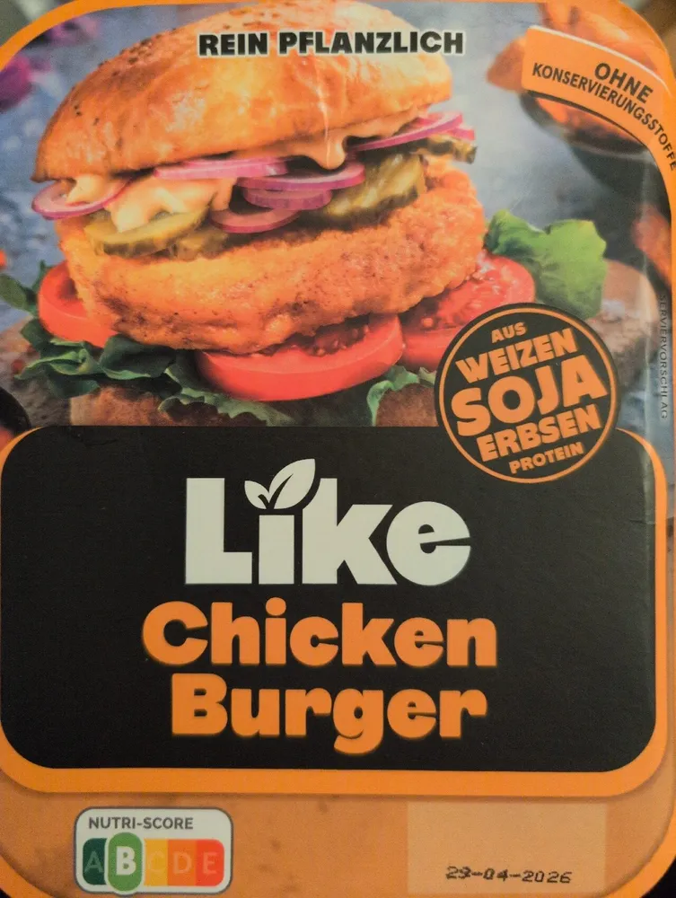 Like Chicken Burger