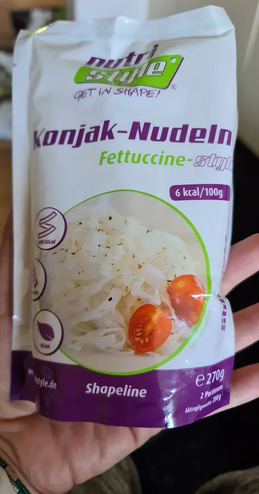 Konjak-Nudeln Fettucine style