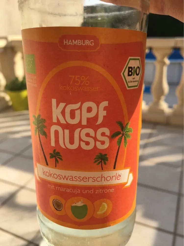Kopfnuss Kokoswasserschorle Maracuja & Zitrone