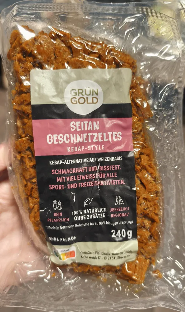 Seitan Geschnetzeltes kebap style