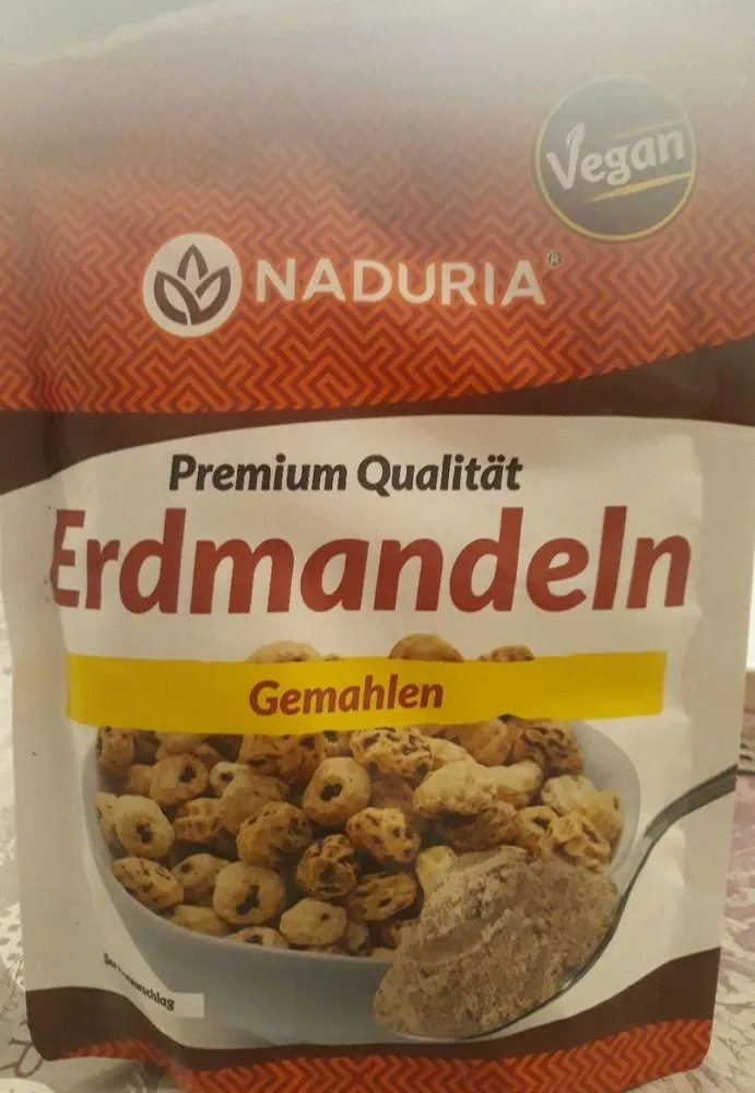 Naduria Premium Qualität Erdmandeln Gemahlen