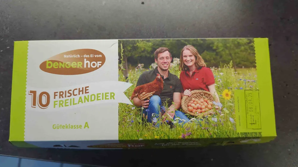 Frische Freilandeier