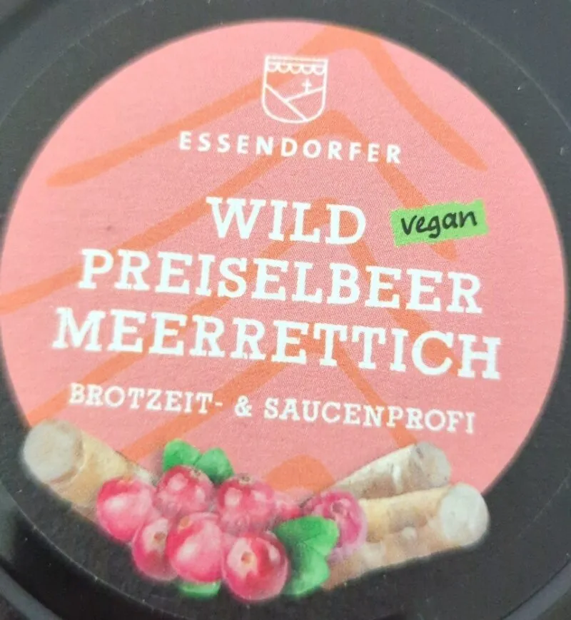 Wildpreiselbeer Meerrettich