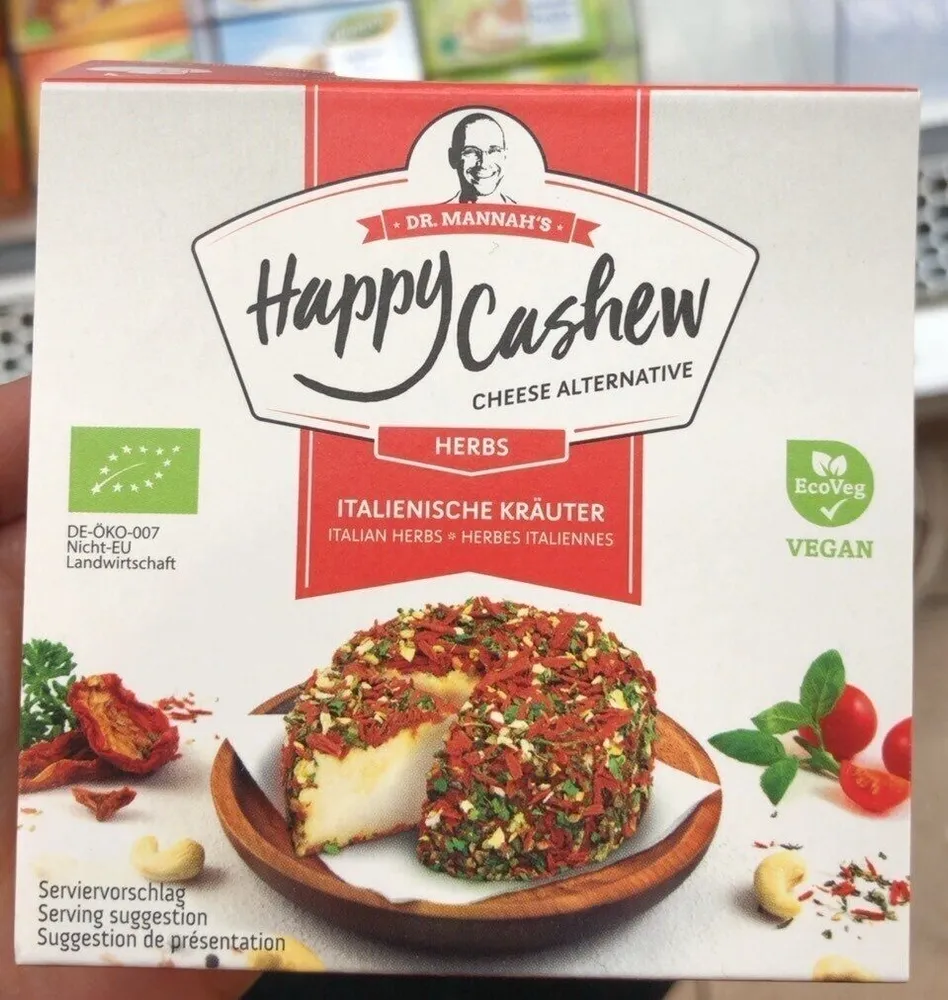 Happy Cashew Cheese Alternative Italienische Kräuter