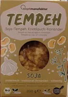 Soja-Tempeh Knoblauch-Koriander