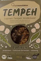 Lupinen-Tempeh Wildkräuter