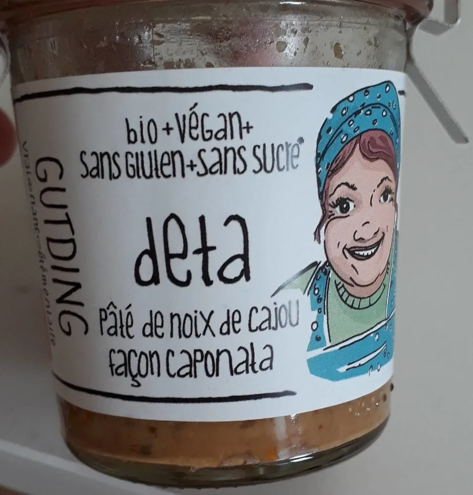 Deta pâté de noix de cajou façon caponata
