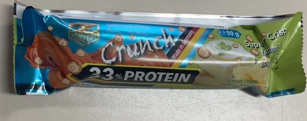 Crunch protein biscuit lemon
