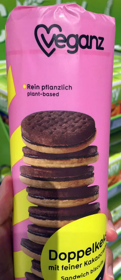 Doppelkeks mit feiner Kakaocreme