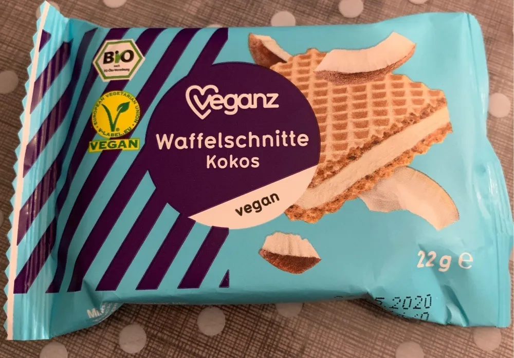 Waffelschnitte Kokos