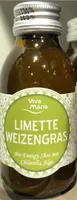 Limette Weizengras Shot mit Chlorella Alge