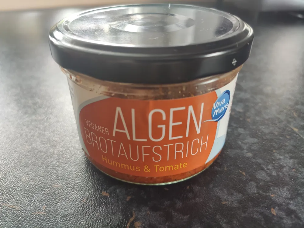 Algenbrotaufstrich Hummus & Tomate