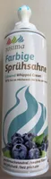 Farbige Sprühsahne