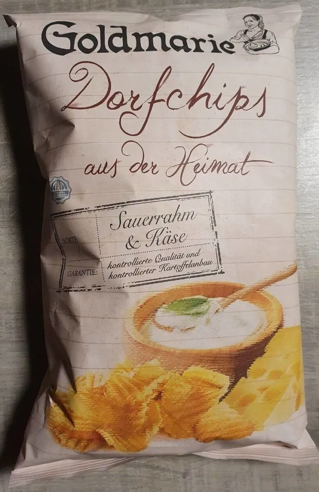 Dorfchips aus der Heimat Sauerrahm & Käse