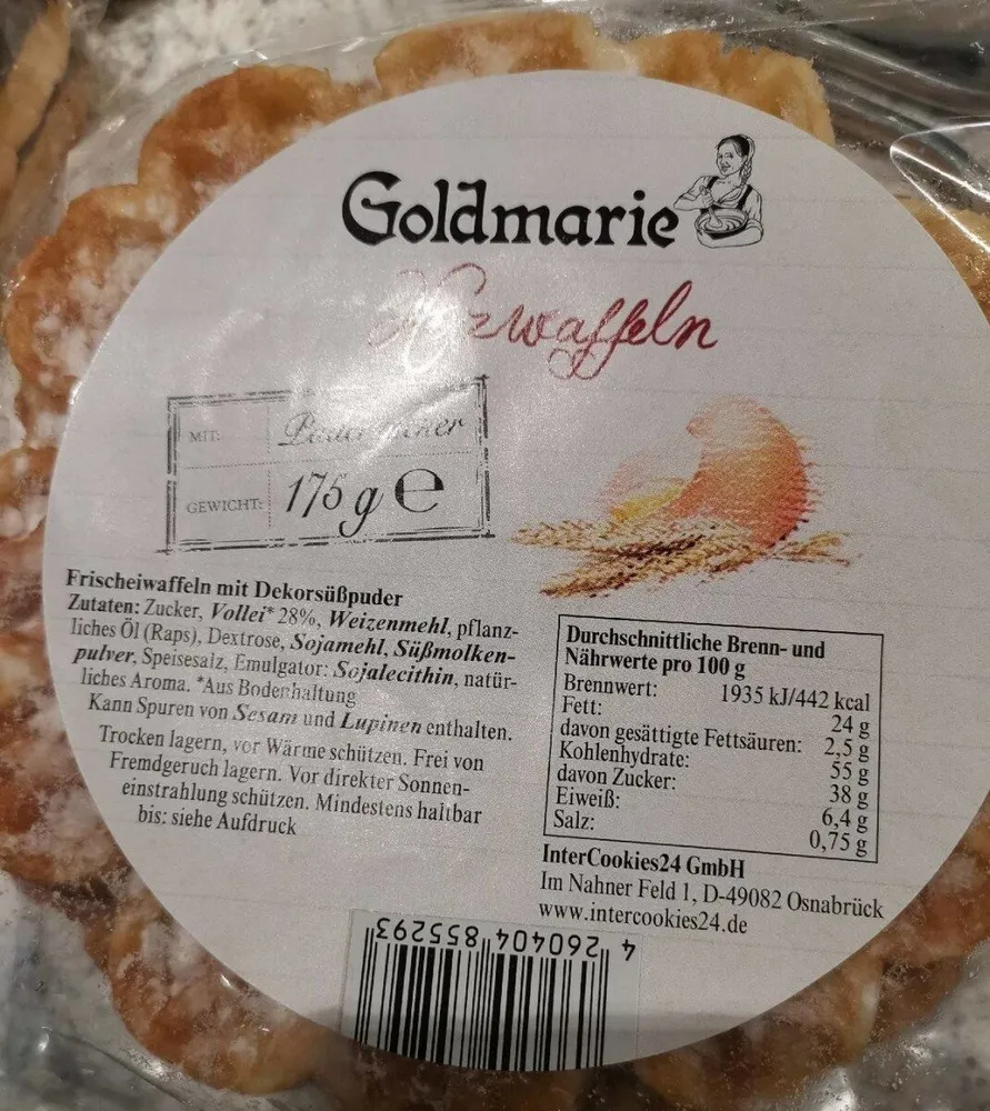 Goldmarie Herzwaffeln