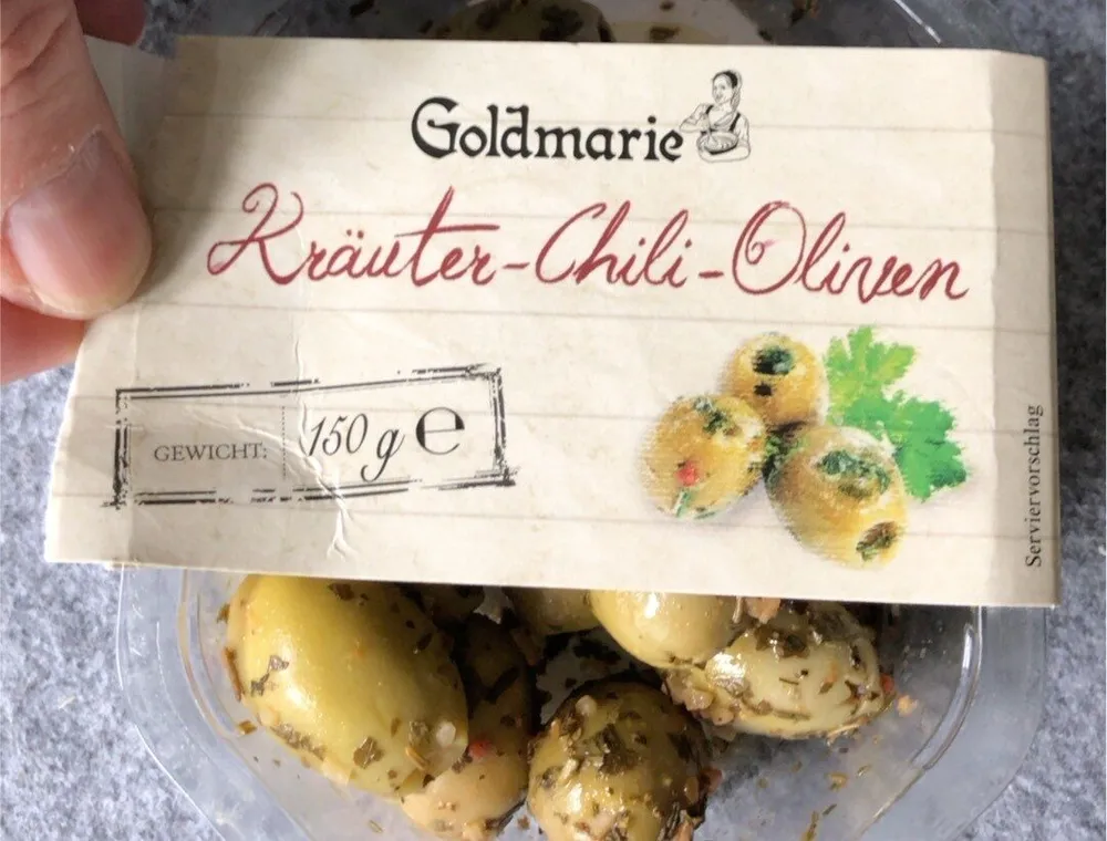 Kräuter-Chili-Oliven