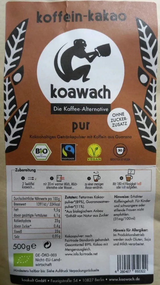 koffein-kakao pur