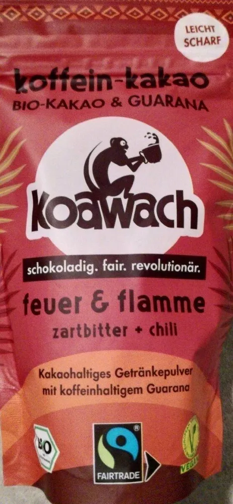 Wach Kakao Feuer und Flamme (Zartbitter - Chilli)