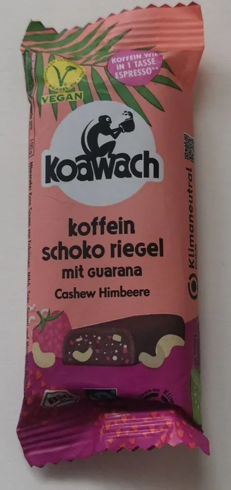 Koffein Schoko Riegel
