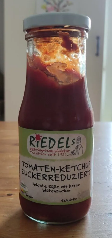 Riedels Tomaten-Ketchup zuckerreduziert