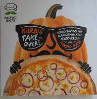 KÜRBIS TAKEOVER! STEINOFENPIZZA MIT BLAUSCHIMMELKÄSE, MOZZARELLA UND KÜRBIS-SOẞE.