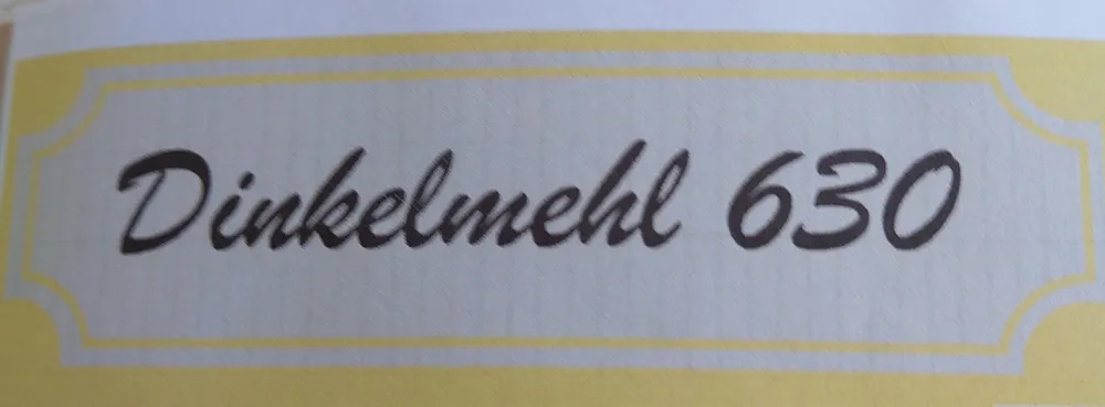 Dinkelmehl 630