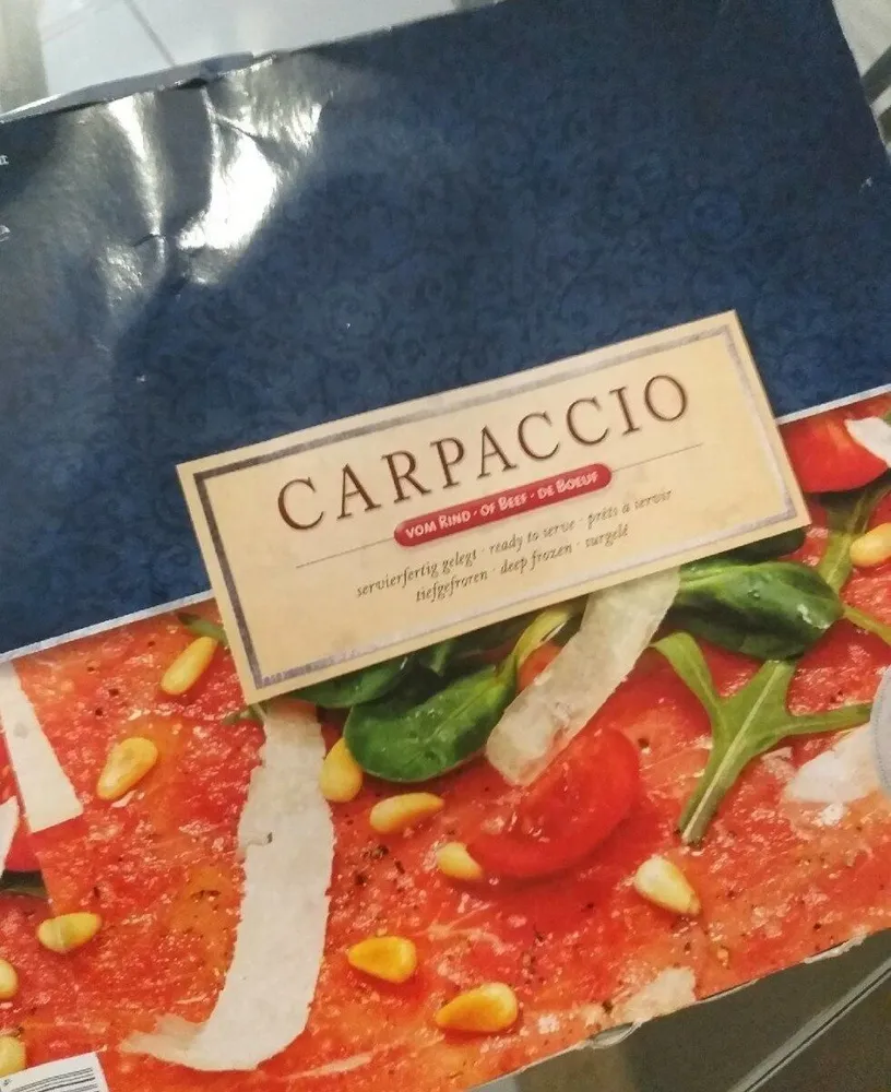 Carpaccio de boeuf