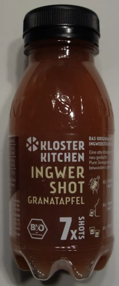 Ingwer Shot Granatapfel