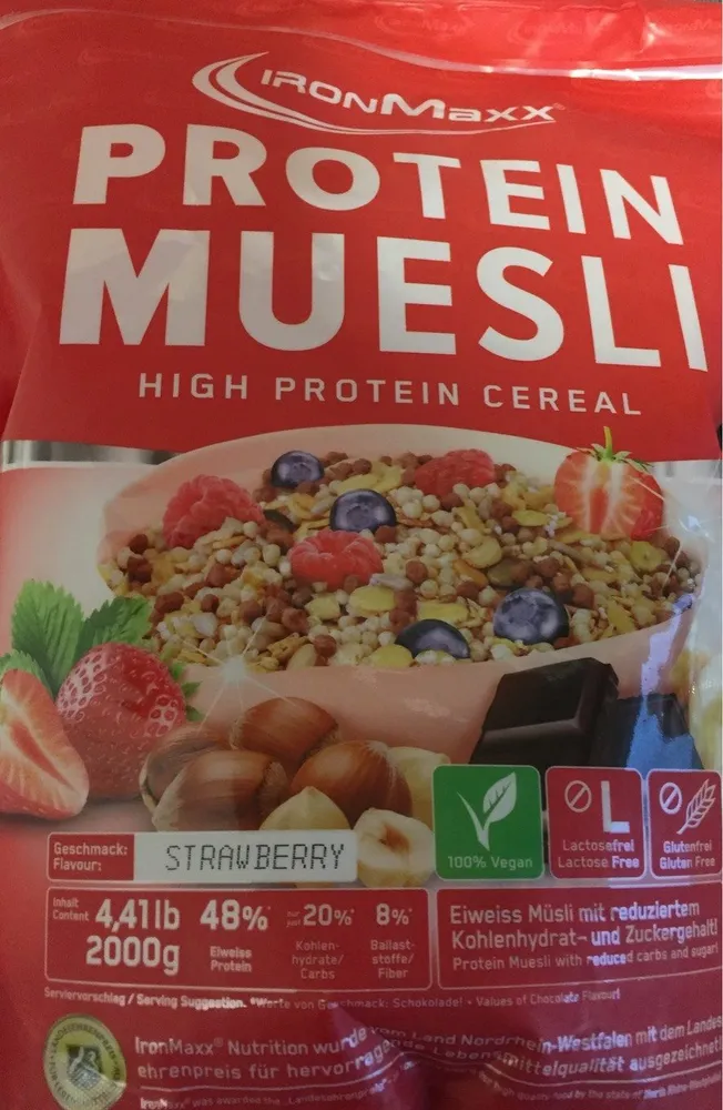 Protein Muesli, Erdbeere