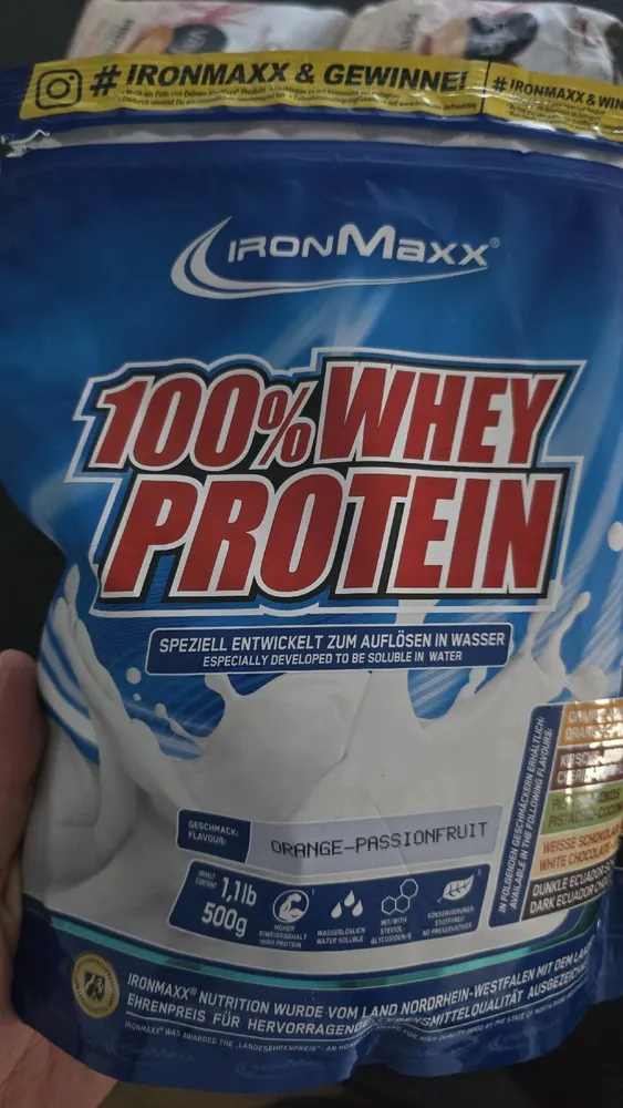 100% Whey Protein Orange-Passionsfrucht