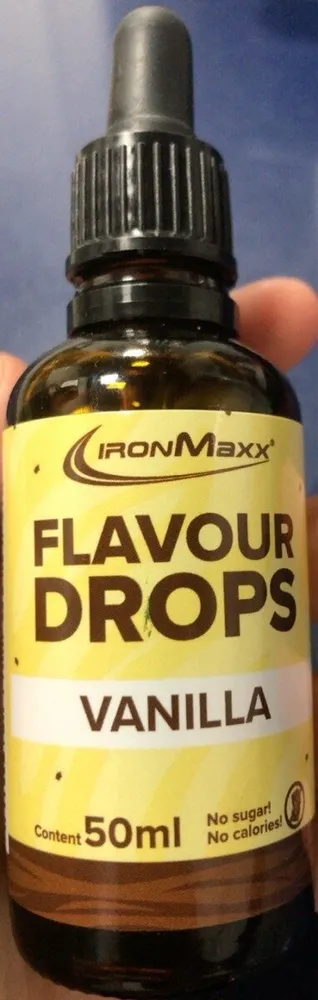 Flavour drops vainilla