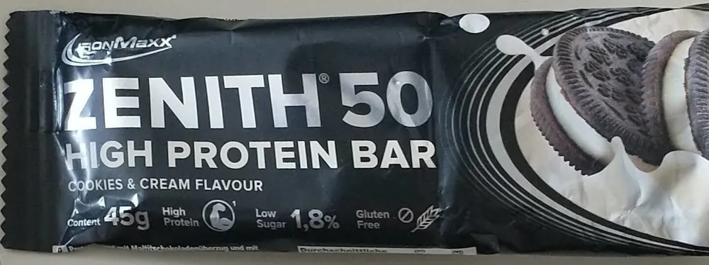 Zenith 5p High Protein Bar Cookies and Cream Flavour