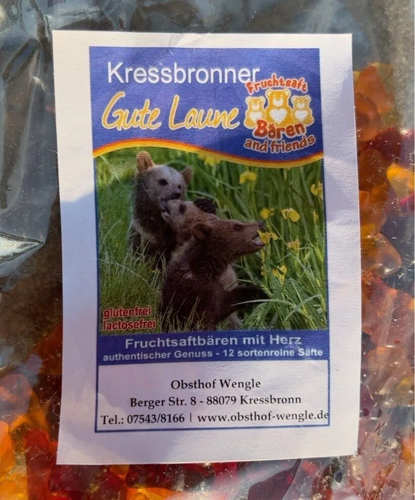 Gute Laune Fruchtdaftbär