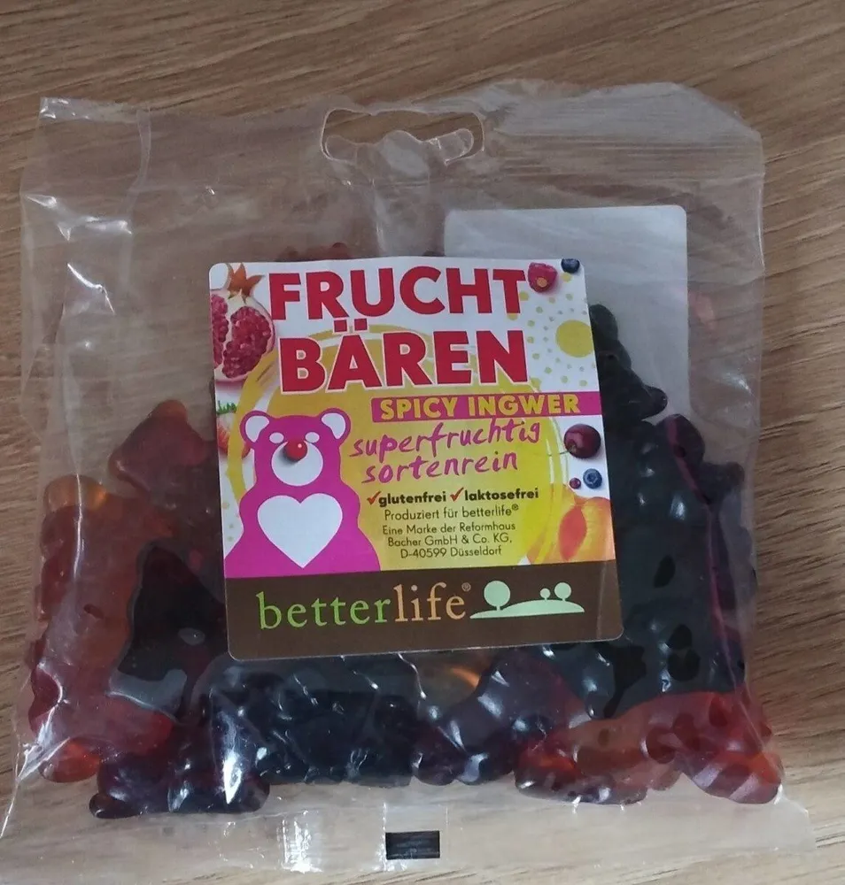Ingwer-Fruchtsaftbären