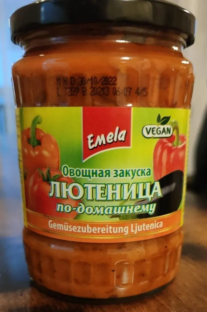 Gemüsezubereitung Ljutenica