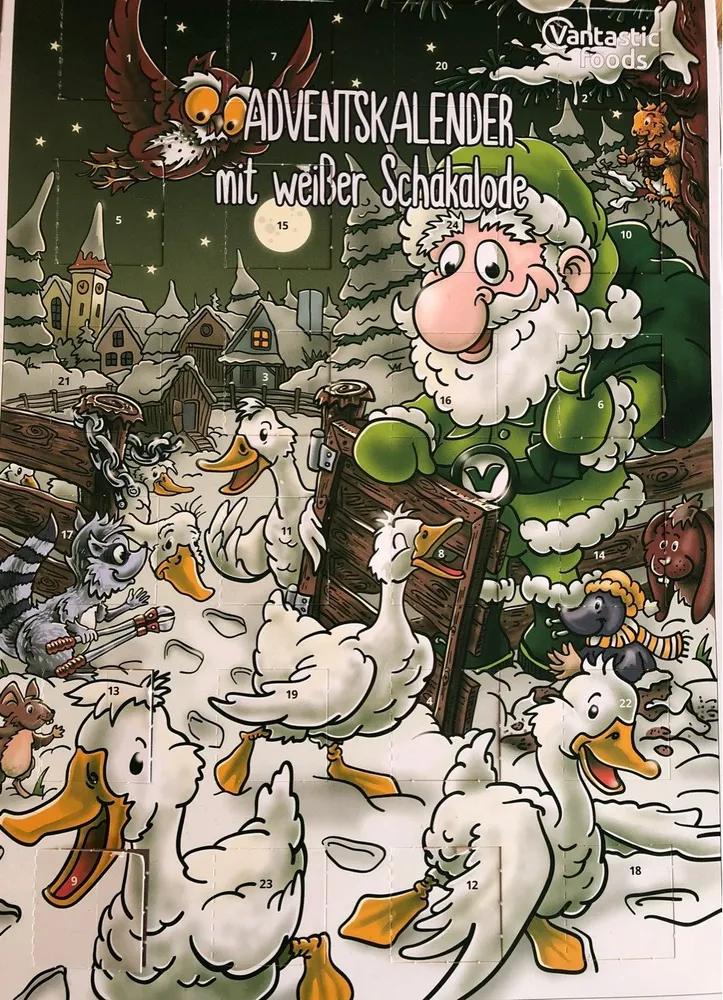 Calendrier de l'Avent Chocolat Blanc