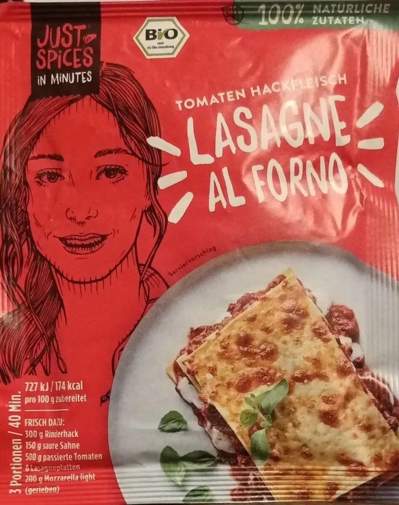Gewürzmischung LASAGNE AL FORNO Tomaten Hackfleisch