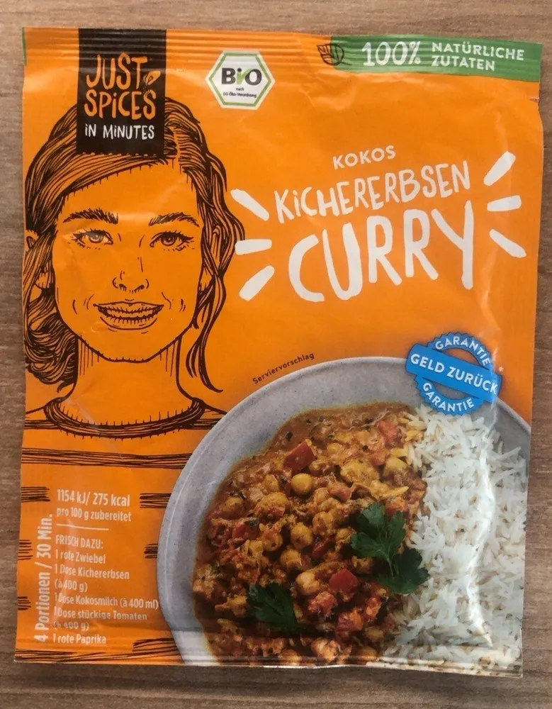 Kokos Kichererbsen Curry
