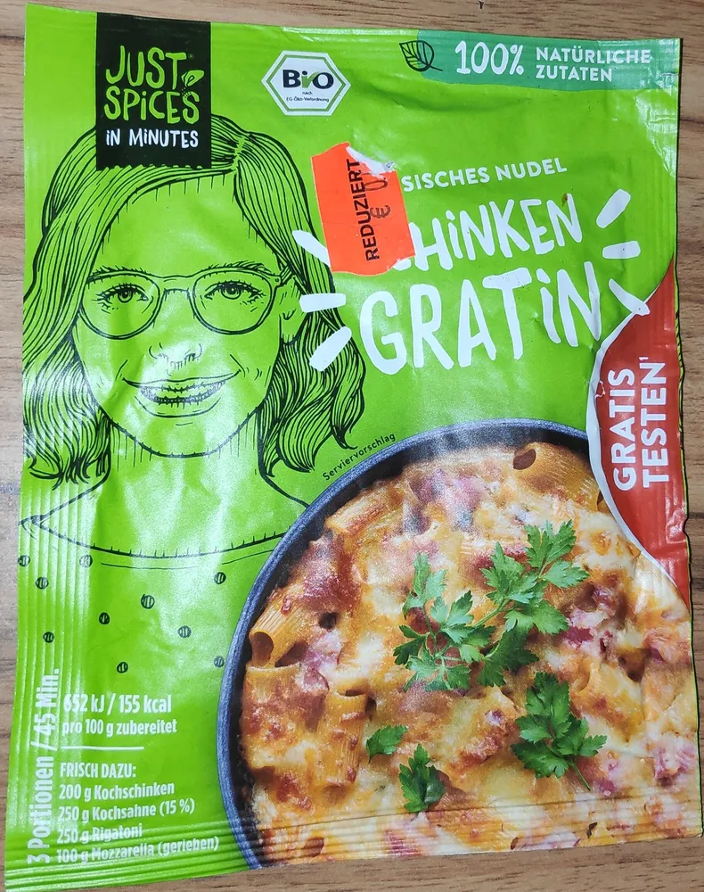 Würzmischung Nudel-Schinken-Gratin (Bio)