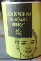 Caldo de verduras sin azúcares añadidos
