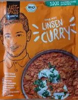 Bio-Mischung zum würzen von Linsen-Curry
