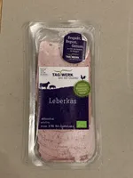 Leberkäs geschnitten