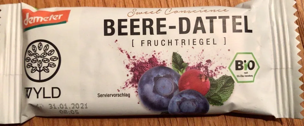 Beere-Dattel Fruchtriegel