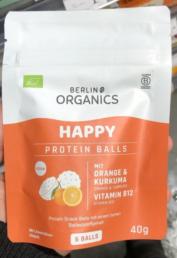Protein-Balls Orange & Kurkuma