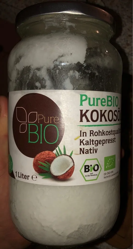 Purebio Kokosöl In Rohkostqualität Kaltgepresst Nativ