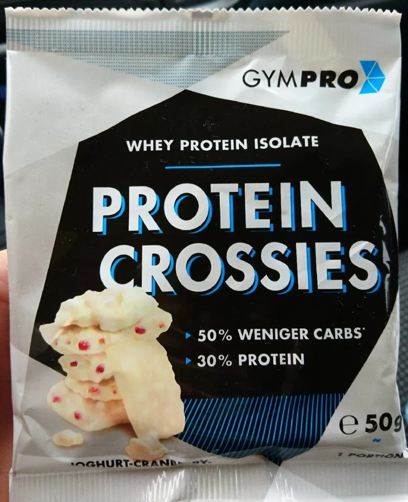 Protein crossies - joghurt cranberry