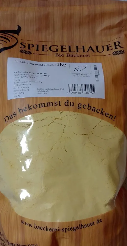 Süßlupinenmehl getoastet
