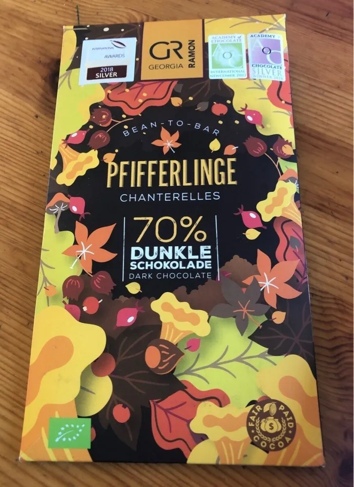 Pfifferling Schokolade 70%