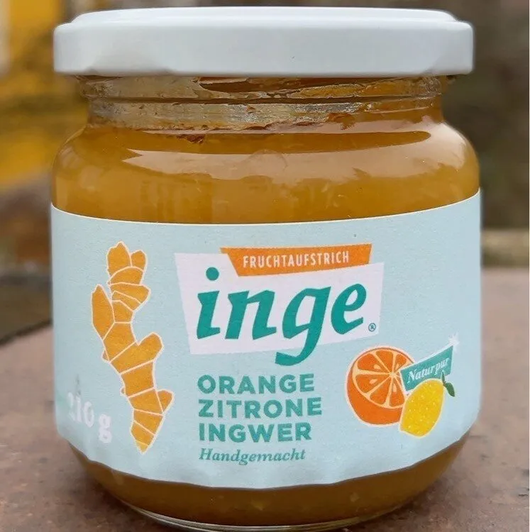 Fruchtaufstrich inge Orange Zitrone Ingwer