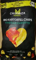 Bio kartoffel chips vinegar karotte